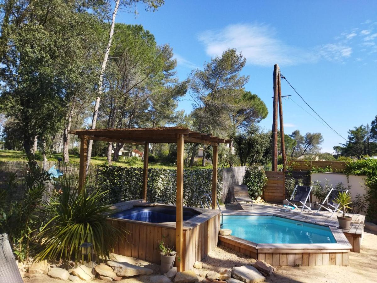 Maison 5 Personnes En Garrigue - Piscine-Spa Prive Langlade Екстер'єр фото
